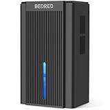 Dehumidifier, 95OZ Dehumidifier for Home 1000 Sq.Ft - Quiet with Auto Shut Off & Relaxing 7 Color Ambient Light,Ideal for Livingroom, Bedroom, Basement(Black)