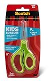 Scotch Kids Pointed Tip Scissors with Soft Touch, 5" (Colors may vary)