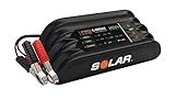 Clore Automotive PL2140, 4-Amp Fully-Automatic Smart Charger, 6V and 12V Battery Charger, Battery Maintainer, and Battery Desulfator with Temperature Compensation, Gray