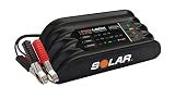 Clore Automotive PL2140, 4-Amp Fully-Automatic Smart Charger, 6V and 12V Battery Charger, Battery Maintainer, and Battery Desulfator with Temperature Compensation, Gray