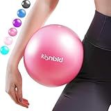 kisnbld Small Exercise Ball, 9 Inch Mini Pilates Ball, Anti Burst and Slip Resistant Mini Yoga Ball for Stability, Fitness, Physical Therapy, Stretching & Core Strength Workout at Home Gym & Office