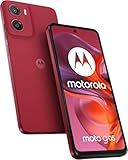 Motorola Moto G05 XT2523-2 Dual-SIM 128GB + 4GB RAM (GSM only | No CDMA) Factory GSM Unlocked 4G/LTE Smartphone (for T-Mobile, Metro, Tello, Mint, Ultra) International Model - (Red)