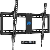 Mounting Dream TV Wall Mount for Most 37-75 Inch TVs, Universal Tilt TV Mount Fit 16", 18", 24" Stud with Loading Capacity 132lbs, Max Vesa 600 x 400mm, Low Profile Flat Wall Mount TV Bracket