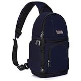 MOSISO Camera Sling Bag, DSLR/SLR/Mirrorless Camera Backpack Case Shockproof Photography Backpack with Tripod Holder & Removable Modular Inserts Compatible with Canon/Nikon/Sony/Fuji, Navy Blue