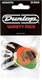 Jim Dunlop Acoustic Pick Variety Pack - 12 Pack