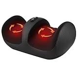 Nekteck Foot Massager with Heat & Foot Roller, Shiatsu Calf Leg Massager for Circulation and Neuropathy Pain Relief for Feet Care Home Office Gadgets Relaxing Gifts for Women Men Mom Dad Birthday Gift