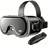 VR Headset for Phone, 3D Family Anti-Blue Eyes Protected HD Lenses, 120° FOV Virtual Reality Headsets VR Goggles for iPhone17/16/15/14/13/12/11, Samsung, Android