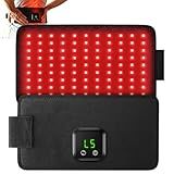 Infrared Red Light Therapy for Body: 5000mAh Rechargeable Cordless Light Therapy Pad for Back Waist Knee Hand Shoulder Relief, 660nm 850nm Red Light Therapy Heating Light Wrap Belt Gift for Women Men