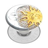 PopSockets Plant-Based Phone Grip with Expanding Kickstand, Adhesive Grip, Eco-Friendly - Sun and Moon