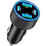 USB C Car Charger, Stuffcool 90W Dual USB-C & USB-A Car Power Adapter 4-Port PD/QC Type C Fast Charge Cigarette Lighter Carplay Charger for iPhone 17 17 Pro Max 16 15 14 13 12 11/Galaxy S25 S24/Pixel