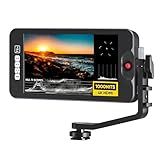 Osee T5+ 5.5 Inch 1000nits Camera Monitor, Customizable False Color Field Monitor, HDR 4K HDMI Input 8 MySets Preview Workflow DSLR Monitor, Peaking Focus Assist, 3D Lut (Battery Not Included)