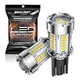 SEALIGHT 921 LED Bulb Reverse Light 600% Brighter T15 906 904 916 W16W 921 LED Bulb with Projector Replacement Tail Backup Reverse Lights, Non-polarity, Xenon White Pack of 2