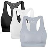Women Racerback Sports Bras - High Impact Workout Gym Activewear Bra