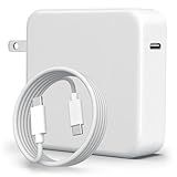 AYKLCZUU Mac Book Pro Charger 100W USB C Charger, Foldable Fast Charger for MacBook Pro/Air 16 15 14 13 Inch, New iPad-Pro, Samsung Galaxy and All Type-C Device, 6.6ft C to C Cable Included