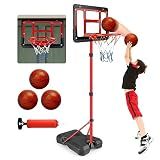 Kids Basketball Hoop, Adjustable Height Indoor Toddler Basketball Hoop