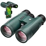 15x52 HD Binoculars for Adults High Powered with Upgraded Phone Adapter - Large View Binoculars with Clear Low Light Vision - Lightweight Waterproof Binocular for Bird Watching Travel Hunting Cruise