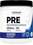 Nutricost Pre-Workout Complex Powder (30 Servings, Blue Raspberry) - Pre-Workout Supplement with Beta-Alanine, Taurine & Amino Acids