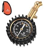 ETENWOLF Tire Pressure Gauge for Cars 0-75 PSI with Large Glow Dial
