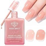 Modelones Nail Strengthener and Growth, Fall Nude Nail Polish Nail Hardener
