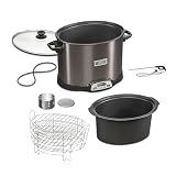 Weston 2-in-1 Indoor Electric Smoker & 10 Quart Programmable Slow Cooker