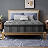 Avenco 12 Inch Queen Mattress, Hybrid Mattress with Smarts Coil™ Pocket Springs for Targeted Support and NanoGel™ Memory Foam for Cool Night Sleep, Motion Isolation for Couples, CertiPUR-US Certified