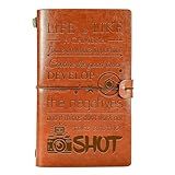 Wazzio Photographer Gifts for Women Men, 136 Page Refillable Writing Photographers Journal Notebooks, Birthday Gifts for Photographers Photo Lovers Friend, Gift for Fathers Day