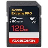 SANDISK 128GB Extreme PRO SD Memory Card, Up to 250MB/s Read Speeds, UHS-I
