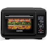 Chefman Air Fryer Toaster Oven Combo, 15 Qt. Countertop Oven for Quick & Healthy Meals, Bake, Broil, Air Fry, Toast, and Bagel Functions, 450°F Max Temp, 4 Slice Toaster Oven Air Fryer Combo