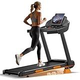 16% Treadmills for Home with Handle, 3 in 1 Portable Treadmill with Incline, Foldable Treadmill with Three Screen, 12 Preset Programs, 400LBS