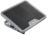 EUREKA ERGONOMIC Tilt Adjustable Footrest, Foot Rest for Under Desk at Work with Massage Surface, Office Foot Rest Under Desk with 20 Degree Tilt No Locking, Metal Frame