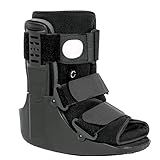 Jewlri Air Walking Boot, Fracture Boot Short Walker Protection Fits Left or Right Foot Ankle Support for Injuries Fractures Sprains Black M