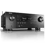 Denon AVR-S960H 8K Ultra HD 7.2 Channel (90Watt X 7) AV Receiver, Black