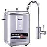 Ready Hot 41-RH-300-F570-BN Instant Hot Water Dispenser System, 2.5 Quarts, Digital Display Single Lever Hot Water Faucet Brushed Nickel