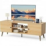DUMOS TV Stand for 55 60 Inch TV, Entertainment Center with Storage