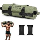 Yes4All Sandbags for Working Out, Unfilled Adjustable Sand Bags for Weight Training with Handles, Multiple Colors & Sizes 5-200lbs