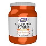 NOW Foods Sports Nutrition, L-Glutamine Pure Powder, Nitrogen Transporter*, Amino Acid, 35.3-Ounce