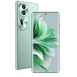 XUANMEIKE Reno 11 Pro Android Phone 8GB+256GB Unlocked Phone 6000 mAh Large Battery Unlocked Phone 50MP+13MP Camera Smartphone 4G Dual SIM (Jade Green)