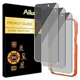 Ailun 3 Pack Privacy Screen Protector for iPhone 16 Pro Max [6.9 inch], Anti Spy Private Tempered Glass Anti-Scratch Case Friendly