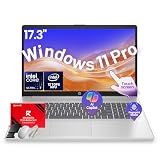 HP 17-inch Touchscreen AI Laptop – Intel 12-Core Ultra 7 255U (UP to 5.2GHz) with 12 Tops NPU, 32GB DDR5, 1TB SSD, 17.3" HD+ Touch Display, Fingerprint Reader, Backlit KB, Win 11 Pro/Accessories