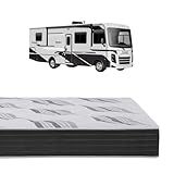 Foam Global Roam 2.0 RV 12" Hybrid Mattress with Gel Memory Foam, RV Short Queen 60x74 Mattress, Luxury Medium Feel Made in USA