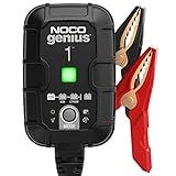 NOCO GENIUS1: 1A 6V/12V Smart Battery Charger – Automatic Maintainer, Trickle Charger & Desulfator with Overcharge Protection & Temperature Compensation – for Lead-Acid & Lithium Batteries