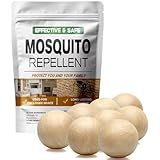 AUDQQM Mosquito Repellent Outdoor Patio, Mosquito Repellent Balls Indoor, Mosquitoes Deterrent for Yard, Mosquito Control, Keep Mosquito Away for Room/Porch/Camping, Effective for 60 Days-8P