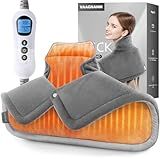 VAAGHANM Heating Pad: Electric Heat Pad -Weighted Instant Heating Pads for Neck and Shoulders-6 Heat Options & 6 Auto Timer Mode-Gift for Women Mom
