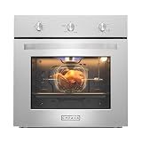 Empava 24" 2.3 cu ft Natural Gas Single Wall Oven, 18-Gauge Stainless Steel