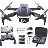4K UHD GPS Drone with Camera for Adults N11 Pro, 90 Min 3 Battery Long Flight Time, Auto Return, Follow Me, Long Control Range, Brushless Motor, 5G FPV RC Quadcopter for Beginners