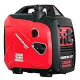 PowerSmart 2500 Watt Portable Inverter Generator, 79.8cc Gas Powered Engine with 5.5H Long Runtime, Ultra Quiet Small Generator for Camping, RV, Home Power Outage and Outdoor Emergency (HB5020)