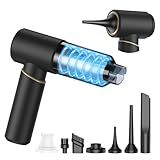 BSRCO Brushless Handheld Vacuum, 15000Pa Strong Suction Cordless Car Vacuum with 2 Modes, 0.67lbs Ultra-Lightweight Mini Portable Vacuum Cleaner & Air Duster for Home, Keyboard, Pet Hair, Travel