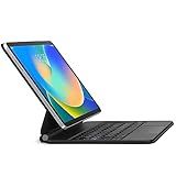 runelk Keyboard Case for iPad 10th Generation 2022 & 11th (A16, 2025) – Magic-Style Keyboard with Multi-Touch Trackpad – Floating Cantilever Stand – Magnetic Case for iPad 10.9 inch 10th / 11th Gen.