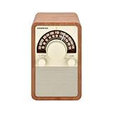Sangean WR-15WL AM/FM Table Top Wooden Radio, Walnut