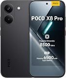 XIAOMI Poco X8 PRO 5G Ai (Compatible with Tmobile Mint Tello & Global) (256GB + 8GB) 6.59" 50MP Gamers Phone NFC Dual sim Unlocked Model 2511FPC34G Liberado (Black)